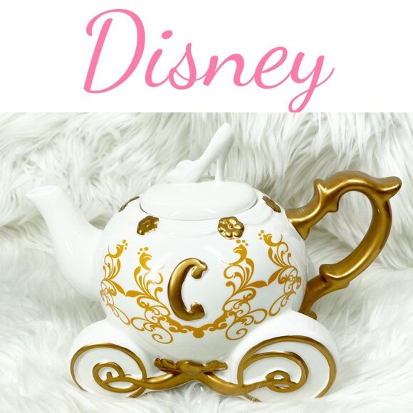 DISNEY PRINCESS  CINDERELLA CARRIAGE TEAPOT — Limited Edition with Original Box - Picture 8 of 9